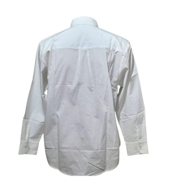 Camisa Manga Larga Blanca, Marca 4AURA, Talla M - 61 cm de ancho - Imagen 2