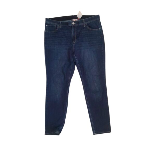 Jeans Dama Azul Oscuro, Marca UNIVERSAL, Talla 12 - 48 cm de ancho
