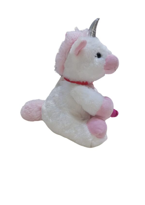 Peluche de Unicornio, Medidas 33cm de alto y 20cm de ancho - Imagen 2