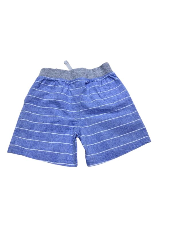 Short de Rayas Nuevo,Medidas 22cm de ancho y 23cm de largo, Marca Tommy Hilfiger, Talla 6-9M - Imagen 2