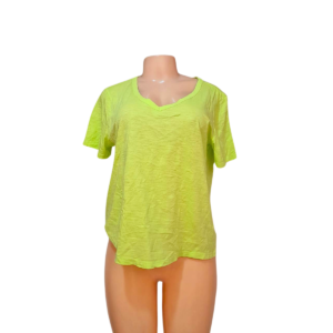 Blusa Verde Fosforecente, Marca OLD NAVY, Talla M – 53 cm de ancho