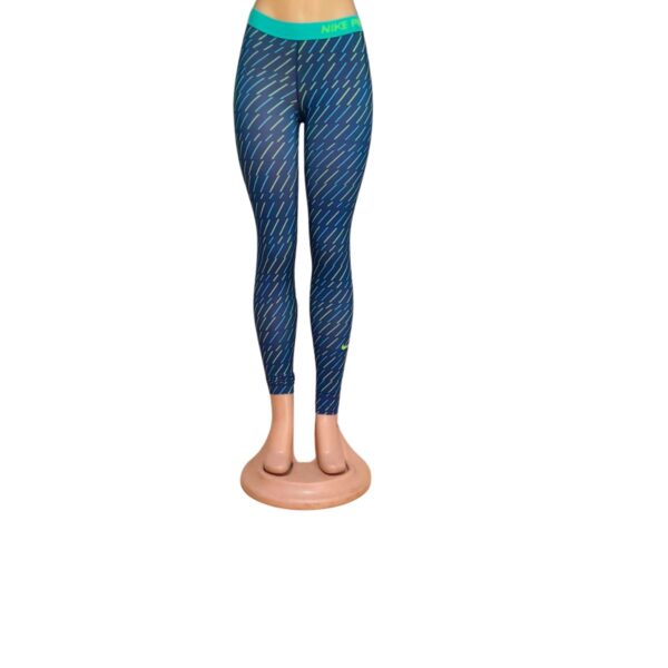 Licra Deportiva Azul, Marca NIKE, Talla S - 34 cm de ancho