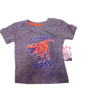 Camiseta Nueva De Niño/ Color Gris, Marca PRO ATHLETE, Talla 3T – 30 cm de ancho