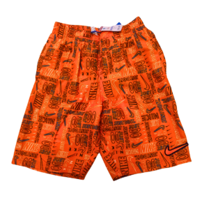 Short De Niño/ Nuevo Naranja , Marca NIKE, Talla M – 31 cm de ancho
