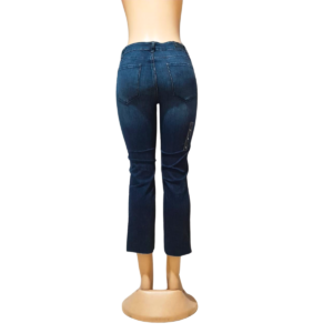 Jeans Dama Azul, Negro/ Nuevo, Marca NUMERO, Talla 28 – 34 cm de ancho