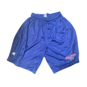 short Azul,Medidas 34cm de ancho y 52cm de largo, Marca Russel, Talla M