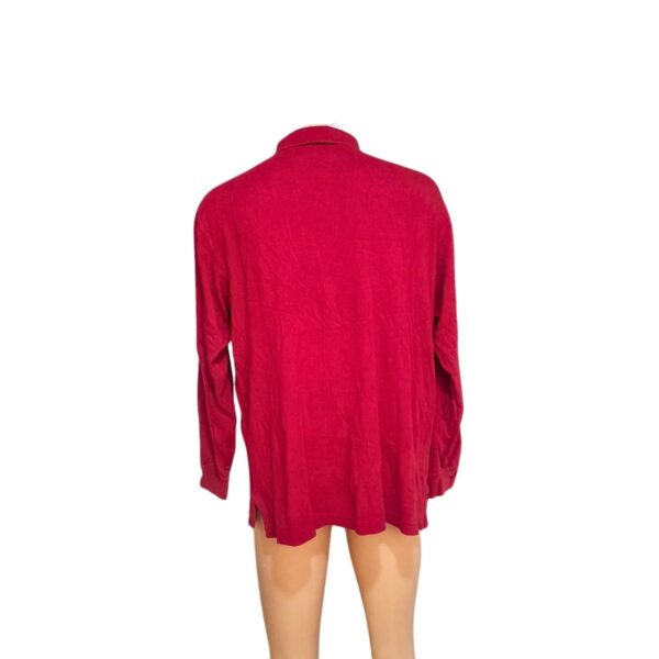 Camiseta Manga Larga Slim Roja, Marca STIUDIOS/ROBERT, Talla M - 76 cm de ancho - Imagen 2