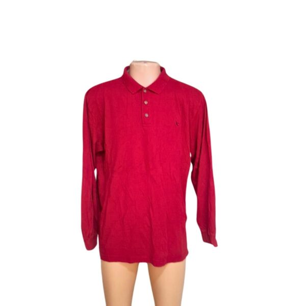 Camiseta Manga Larga Slim Roja, Marca STIUDIOS/ROBERT, Talla M - 76 cm de ancho