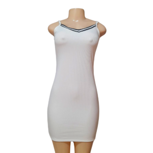 Vestido Tallado/ Nuevo, Marca LOVET, Talla L – 44 cm de ancho