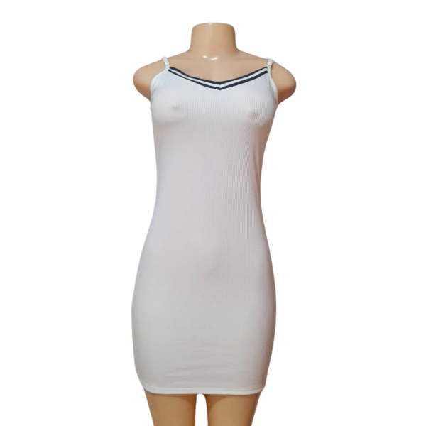 Vestido Tallado/ Nuevo, Marca LOVET, Talla L - 44 cm de ancho