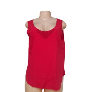 Blusa Roja, Medidas55cm de ancho y 60cm de largo, Marca , Talla S