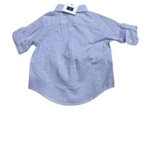 camisa Nueva con Rayas , Medidas 31cm de ancho y 34cm de largo, Marca Janie and Jack, Talla 3-6M