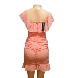 Vestido Rosa Pastel/ Tallado Nuevo, Marca EILLY- BAZAR, Talla M – 40 cm de ancho