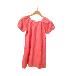 Vestido De Niña Color Salmon/ Nuevo, Marca GAT, Talla 10T – 52 cm de ancho