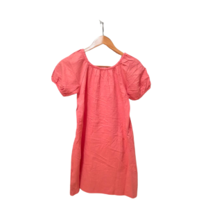 Vestido De Niña Color Salmon/ Nuevo, Marca GAT, Talla 10T – 52 cm de ancho