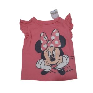 Blusa de Niña,Medidas 29cm de ancho y 35cm de largo, Marca Disney Junior Minnie, Talla 18M