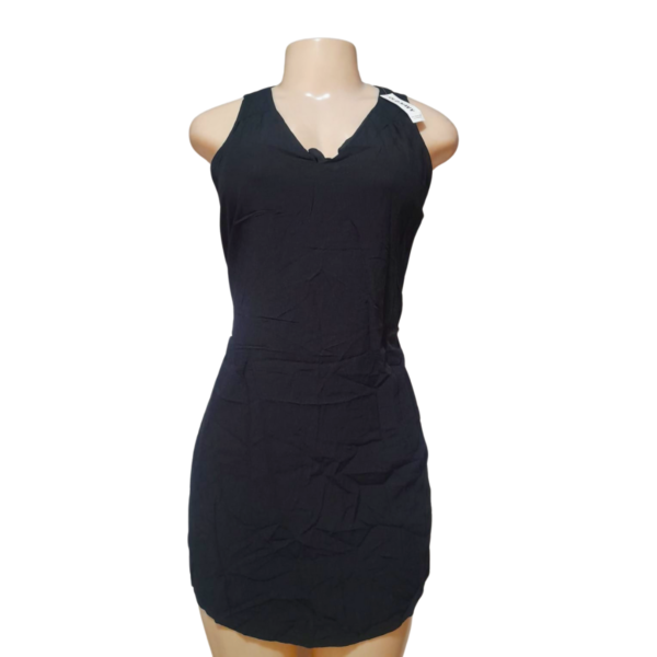 Vestido Negro Sin Mangas/ Nuevo, Marca OLD NAVY, Talla M - 50 cm de ancho