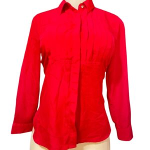 Blusa Roja,Medidas 47cm de ancho y 63cm de largo, Marca Talbots, Talla S