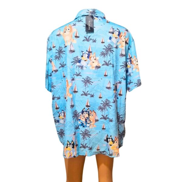 Camisa De Bluey Manga Corta/ Nueva, Marca SHESHOW, Talla XXXL - 80 cm de ancho - Imagen 2