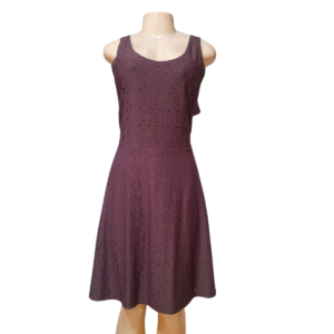 Vestido Rojo Vino / Nuevo De Tirantas, Marca LOFT, Talla L – 47 cm de ancho