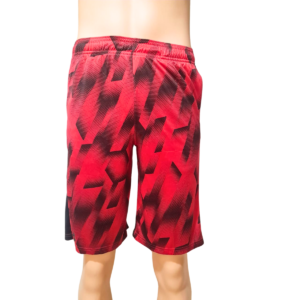 Short Deportivo Nuevo Rojo Negro, Marca UNDER ARMOUR, Talla YL – 48 cm d ancho