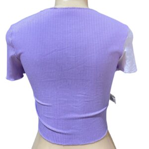 Blusa Morada,Medidas 40cm de ancho y 37cm de largo, Marca Shein, Talla M