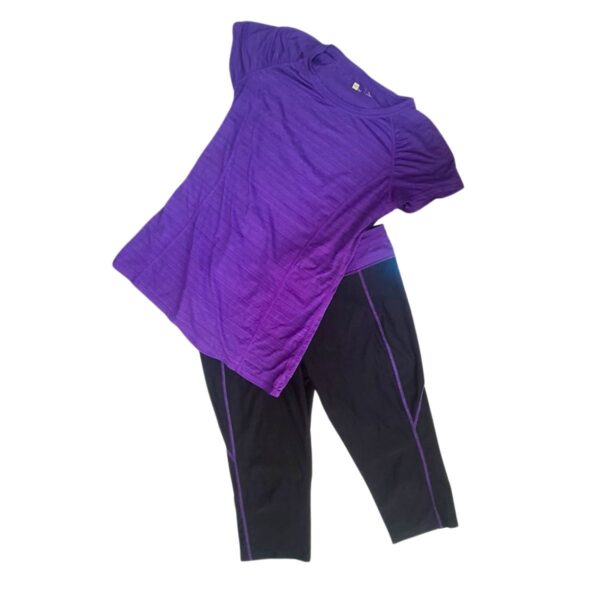Conjunto Deportivo/Licra,Blusa Slim, Marca XERSION, Talla XXL - 52 cm de anchoConjunto Deportivo/Licra,Blusa Slim, Marca XERSION, Talla XXL - 52 cm de ancho