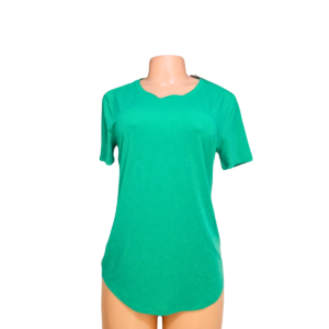 Blusa De Dama/ Verde Deportiva, Marca GAPFIT, Talla M – 47 cm de ancho