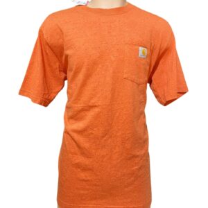 Camisa Naranja,Medidas 58cm de ancho y 78cm de largo, Marca Carhartt, Talla M