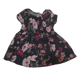 Vestido con Flores,Medidas 23cm de ancho y 38cm de largo, Marca Old  Navy, Talla 12-18M