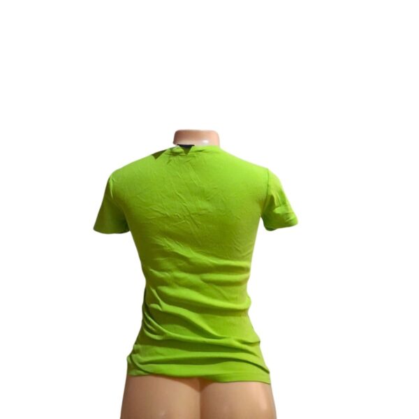 Blusa Verde Claro Cuello V, Marca RALPH LAUREN, Talla S - 36 cm de ancho - Imagen 2