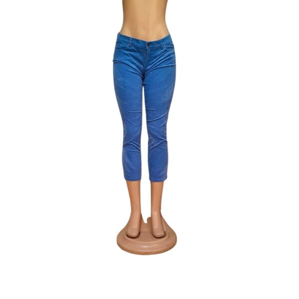 Pantalon Casual Azul/Gamusa, Marca NEW YORK COMPANY, Talla 4 - 44 cm de ancho