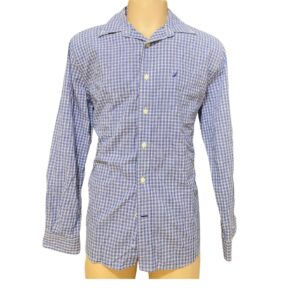 Camisa con Cuadros,Medidas 51cm de ancho y 76cm de largo, Marca Nautica, Talla L