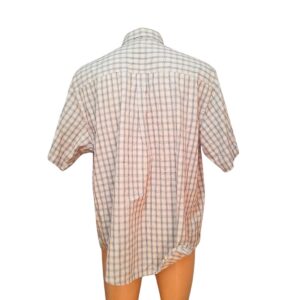 Camisa Cuadriculada Casual, Marca PURITAN, Talla XL – 69 cm de ancho