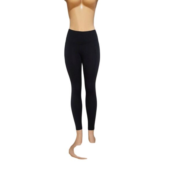 Licra Negra  Deportiva, Marca PINK, Talla S - 36 cm de ancho