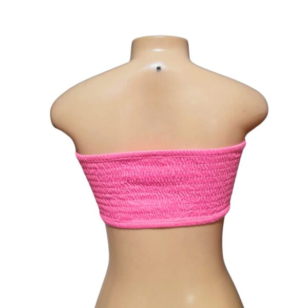 Top De Tubo Rosa , Marca NO BOUNDARIES, Talla M - 38 cm de ancho - Imagen 2
