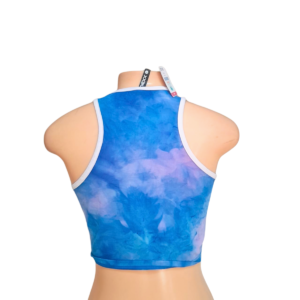 Top Azul Sin Mangas, Marca FITNEXX, Talla L – 43 cm de ancho