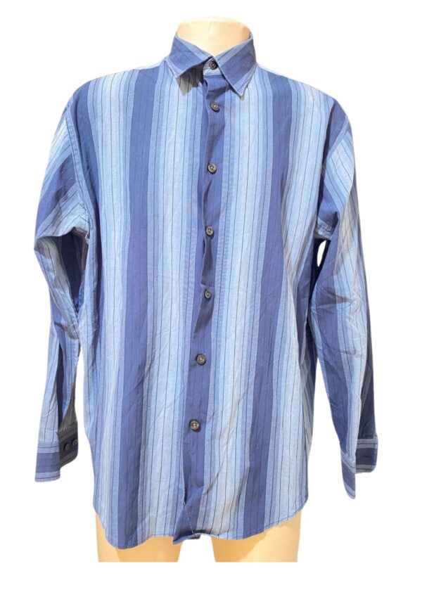 Blusa con Rayas,Medidas 65cm de ancho y 76cm de largo, Marca Perry Ellis America, Talla XL