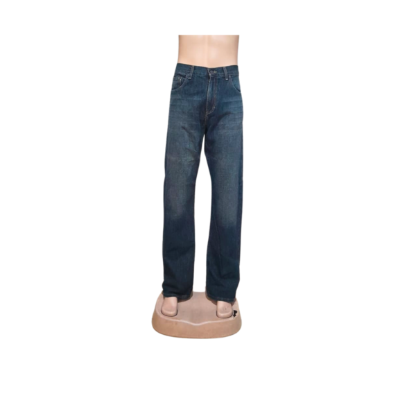 Jeans Azul Oscuro Liso, Marca CALVIN KLEIN JEANS, Talla 34 - 48 cm de ancho