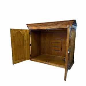 Despensa De Cocina Aparador Simple Chino, gabinete de Almacenamiento de Doble Puerta for el hogar, Bar, Buffet, Vitrina de Entrada Armario Tipo Buffet con Almacenamiento, 132 cm de ancho, 109 cm de alto, 65 cm de largo.