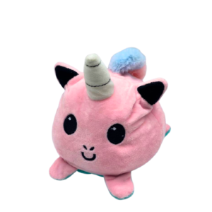 peluche Reversible, Medidas 21cm de ancho y 18cm de largo