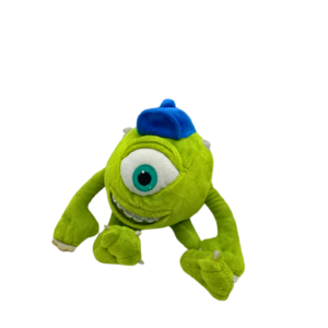 Peluche de Mike wazowski, Medidas 20cm de ancho y 30cm de largo