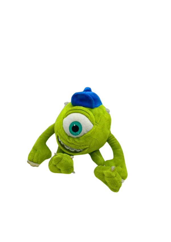 Peluche de Mike wazowski, Medidas 20cm de ancho y 30cm de largo