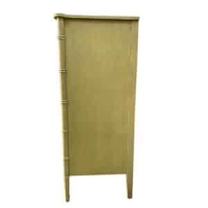 Cómoda de lencería de bambú sintético con 7 cajones de Henry Link Bali Hai – 119 cm de alto, 78 cm de ancho, 50 cm de largo.