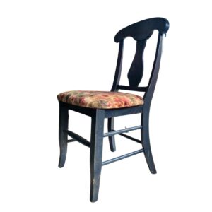 Mesa comedor redonda Puertollano, 98 cm de ancho, 74 cm de alto, 48 de largo.