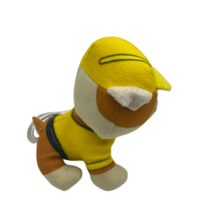Peluche de Papatrol de Rubble, Medidas 9cm de ancho y 15cm de largo