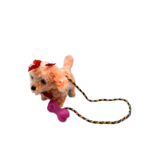 Peluche de Perro Musical, Medidas 11cm de ancho y 16cm de largo