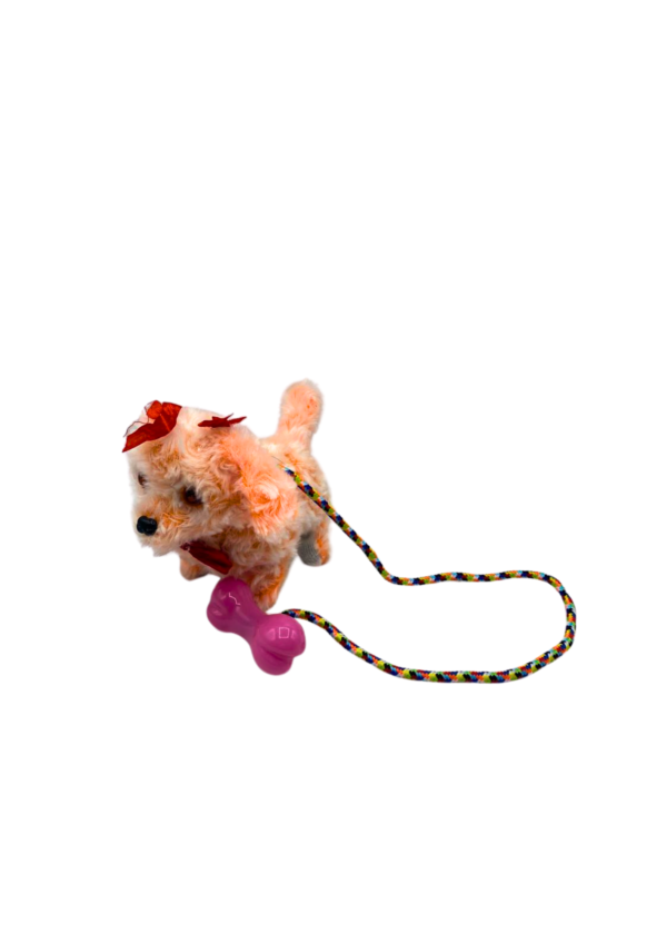 Peluche de Perro Musical, Medidas 11cm de ancho y 16cm de largo