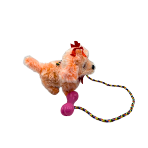 Peluche de Perro Musical, Medidas 11cm de ancho y 16cm de largo