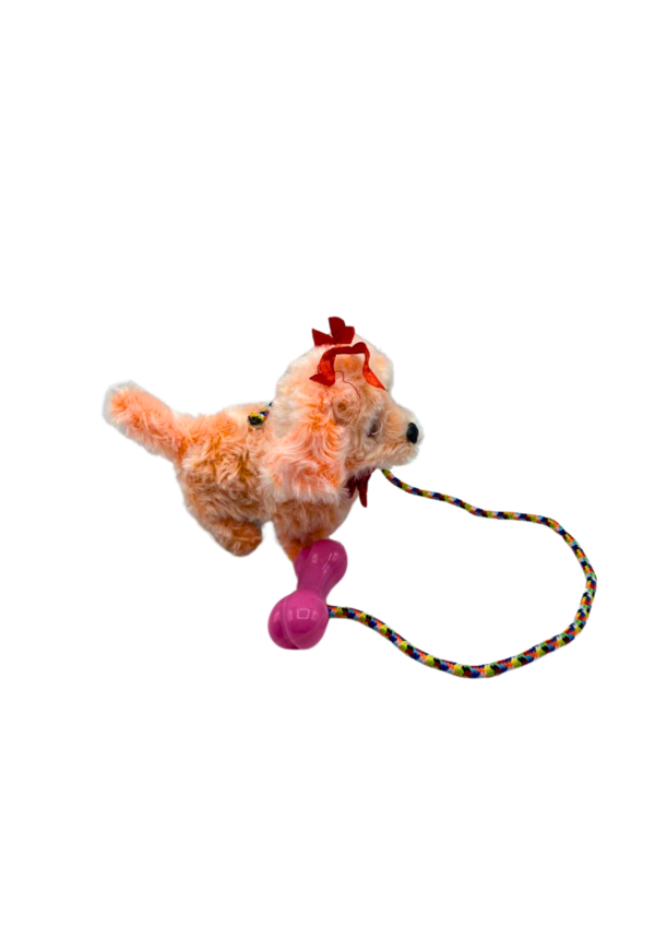 Peluche de Perro Musical, Medidas 11cm de ancho y 16cm de largo - Imagen 2